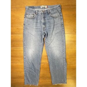 Levi Strauss 550 Mens Light Wash Relaxed Fit Jeans W34 L32 Denim vintage Y2K 90s